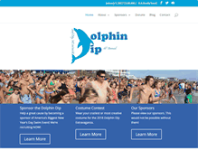 Tablet Screenshot of dolphindip.net